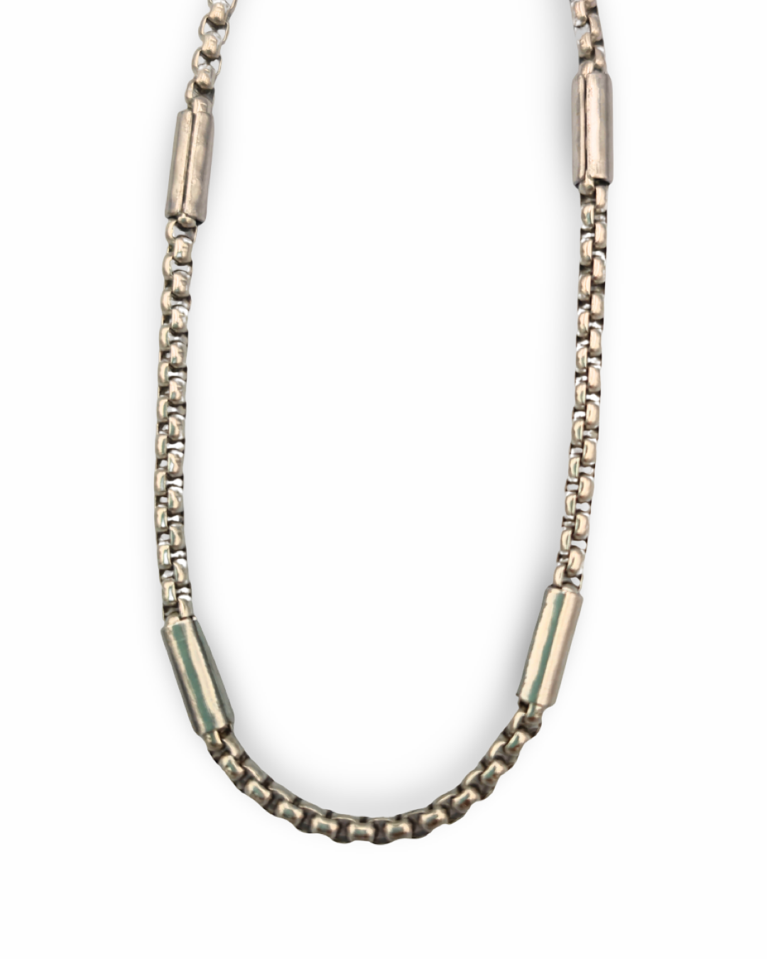 ince zincir paslanmaz çelik kolye