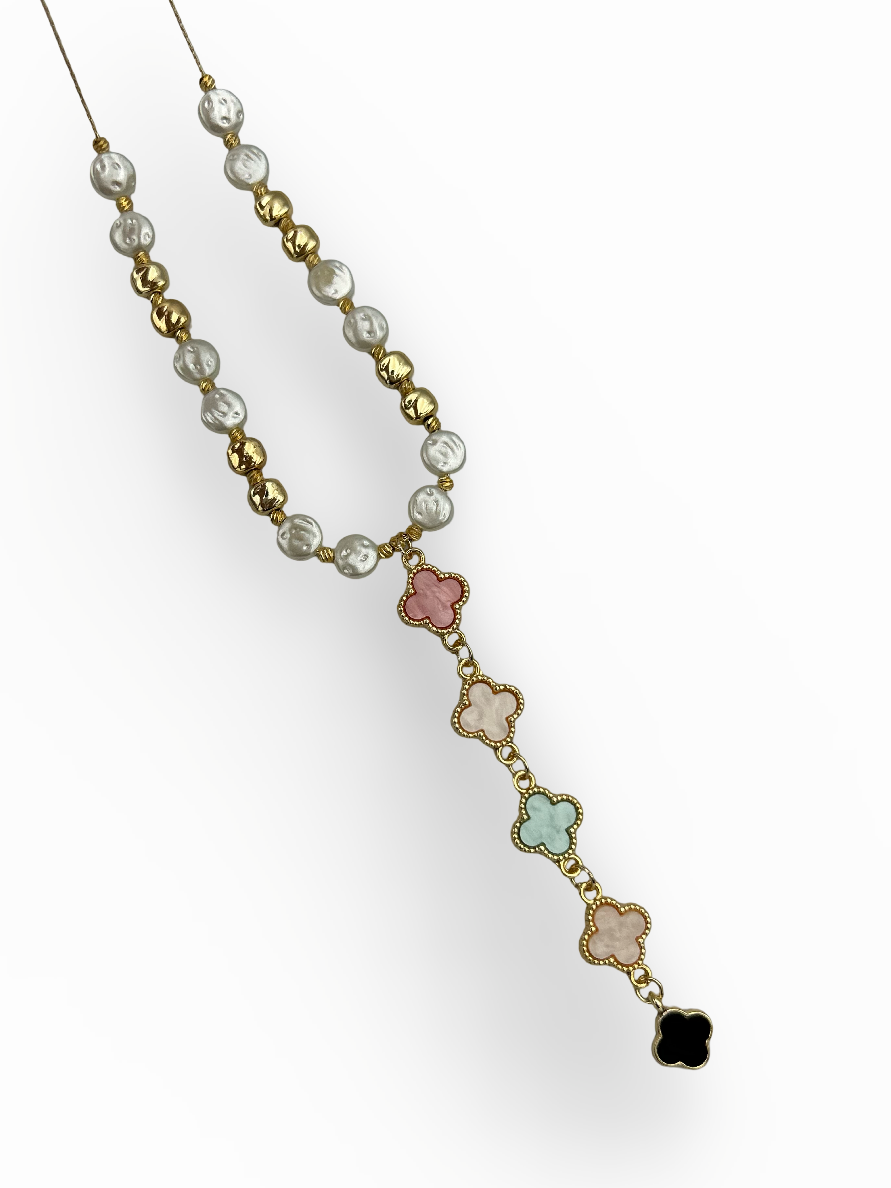 renkli yonca y kolye